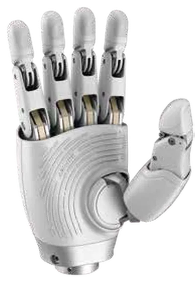 OmniHand Tactile — Mano robótica diestra con sensores táctiles